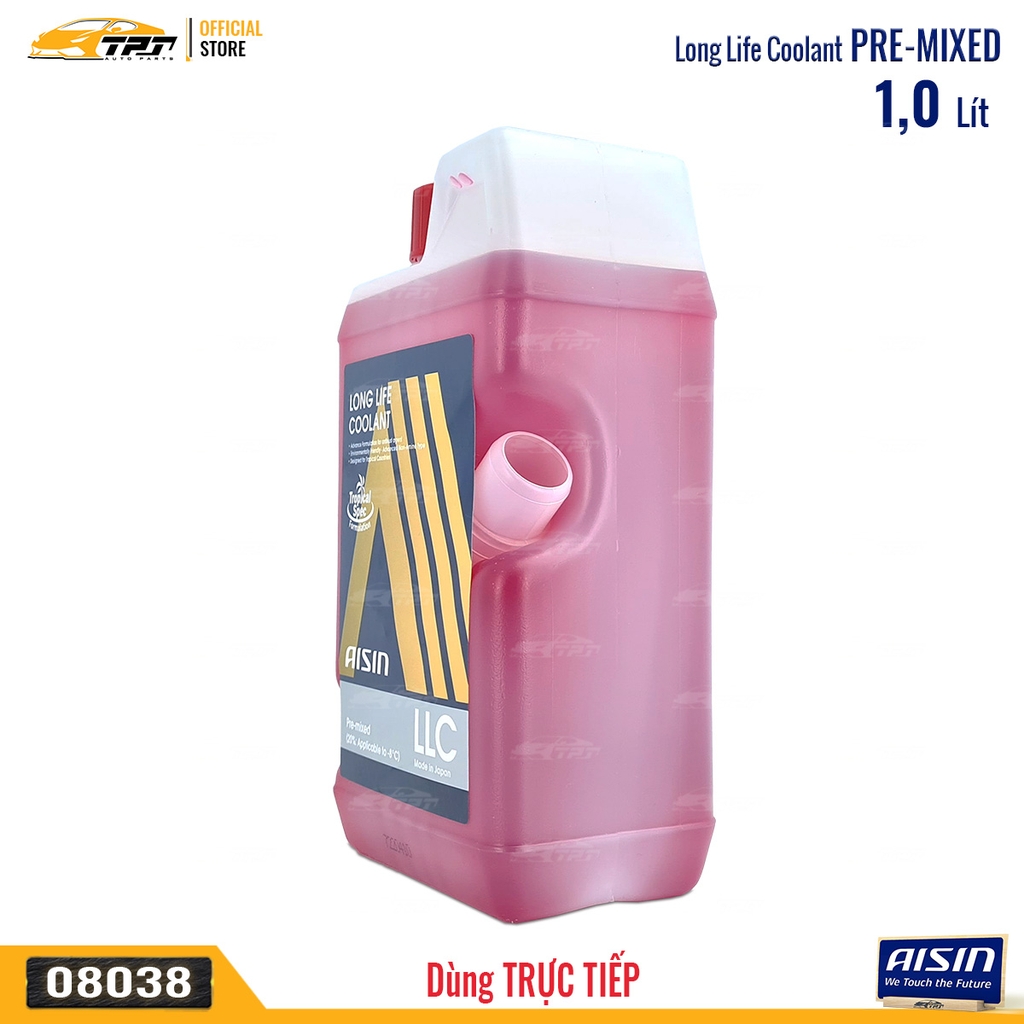 Nước Làm Mát Màu ĐỎ - Bình 1 Lít AISIN - Japan