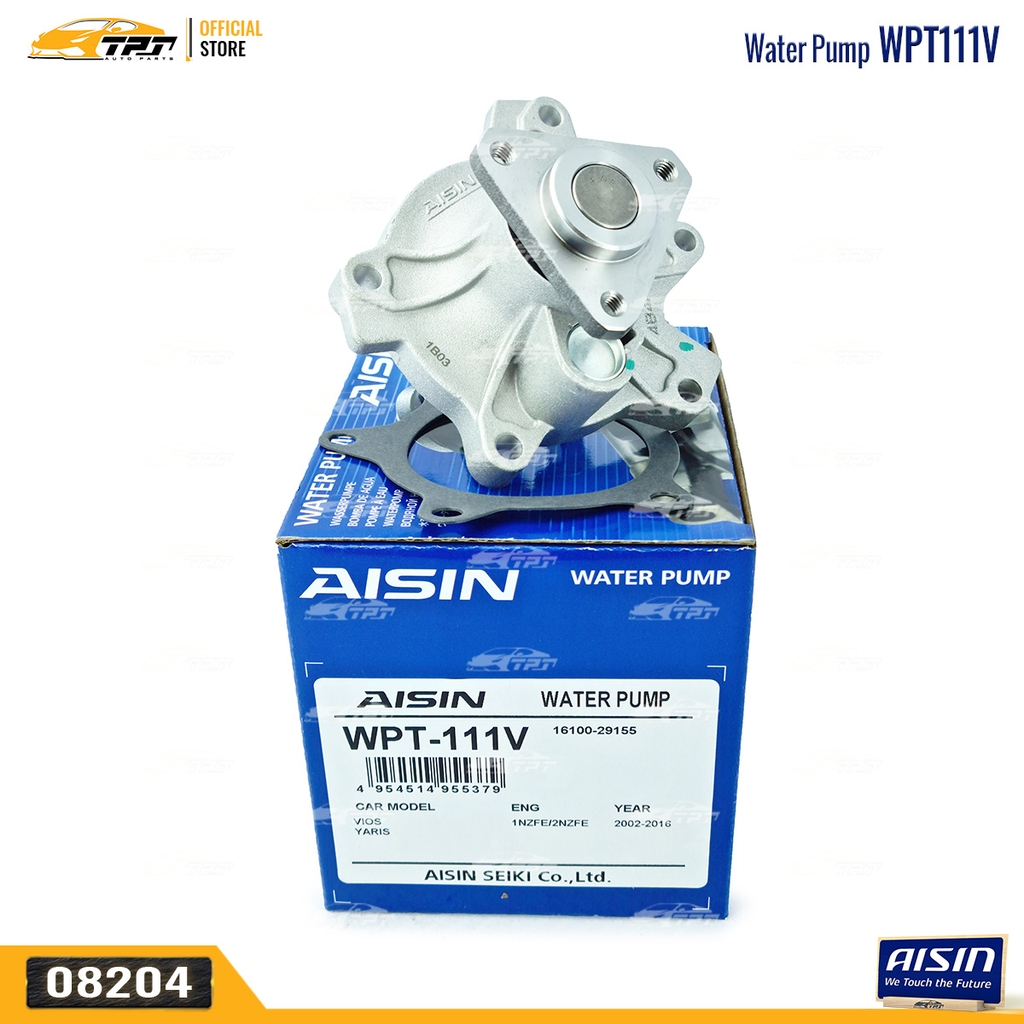 WPT111V Bơm nước Toyota VIOS - YARIS AISIN - Japan
