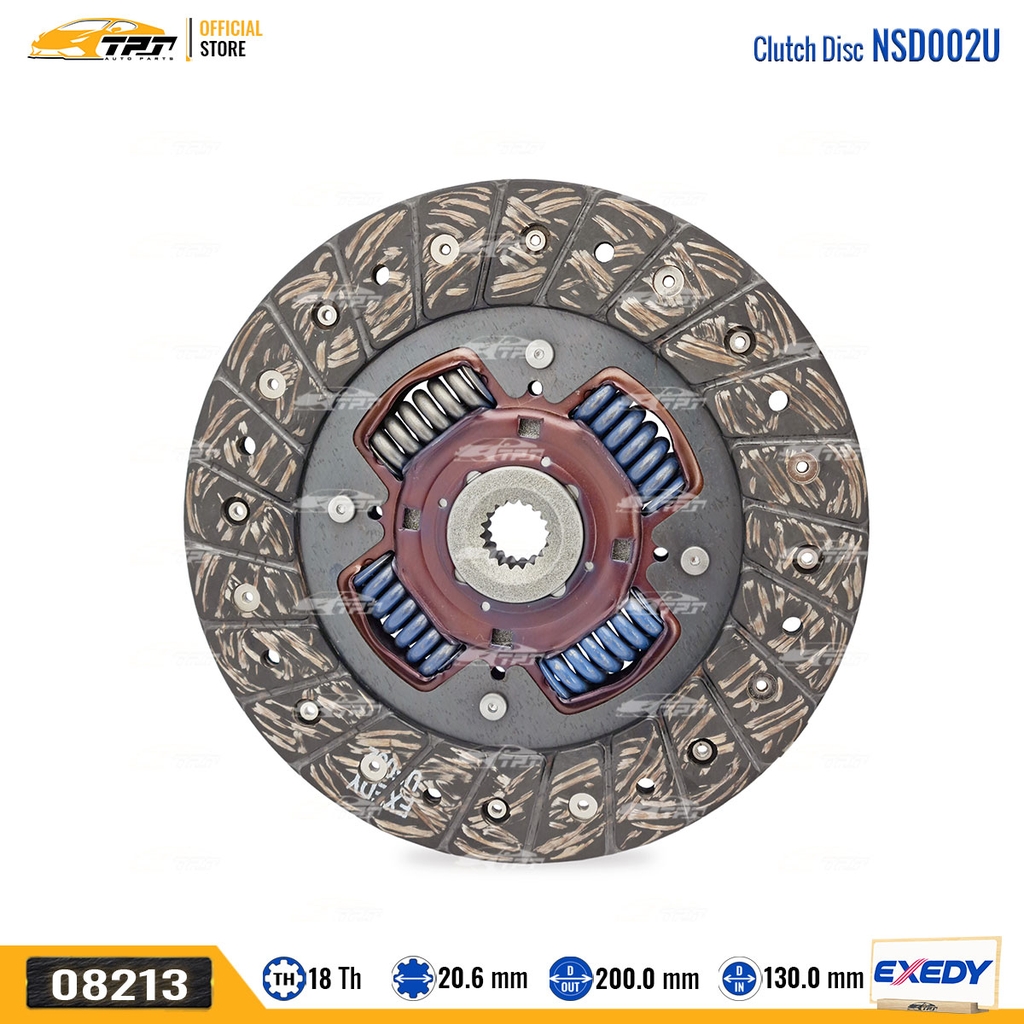 NSD002U Lá Côn Nissan SUNNY 99-05 LIBERTY 82-00 Mazda 323 95-99 [18R-200-20.6] EXEDY - Japan