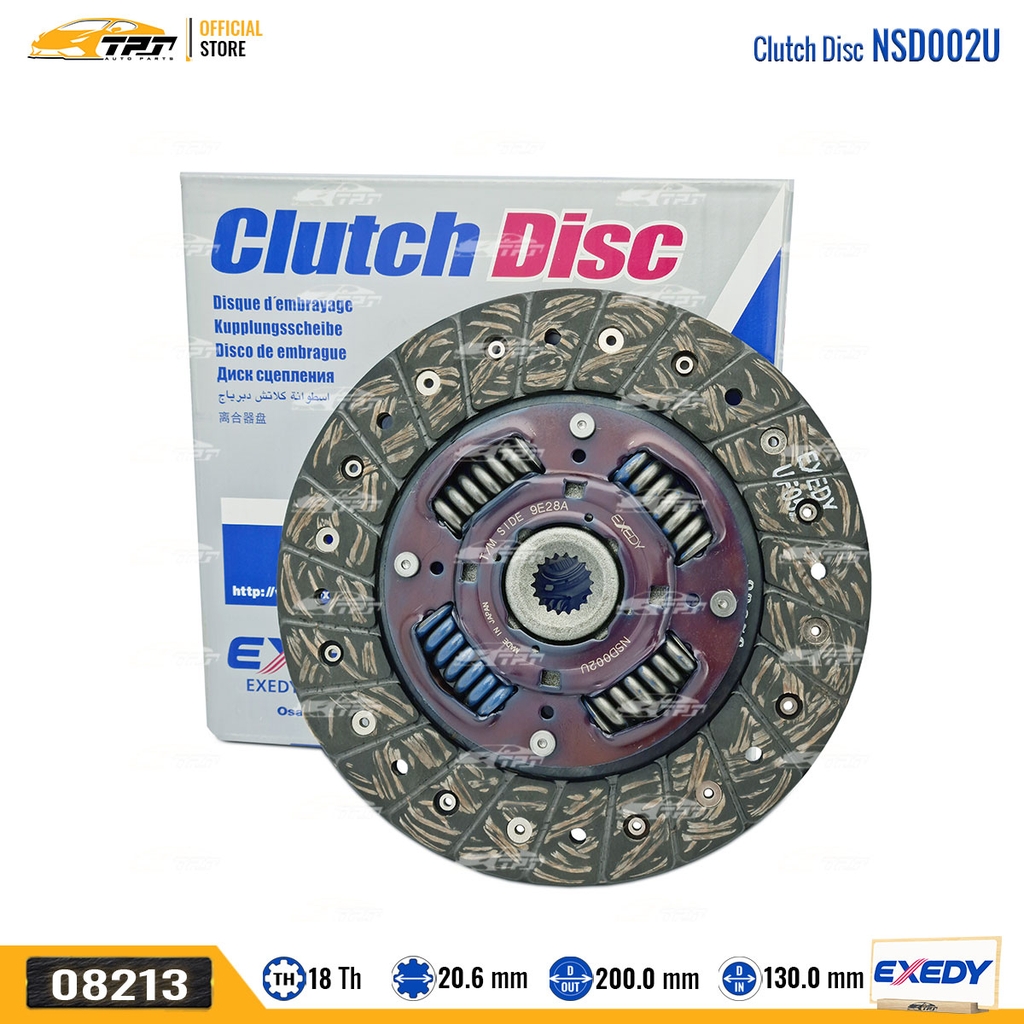 NSD002U Lá Côn Nissan SUNNY 99-05 LIBERTY 82-00 Mazda 323 95-99 [18R-200-20.6] EXEDY - Japan