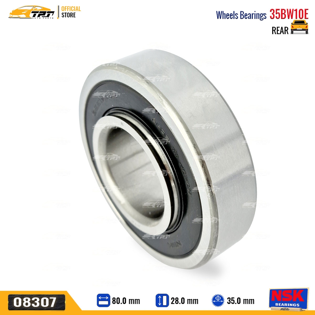 35BW10E - Bạc Đạn Bánh / Bi Bánh SAU Toyota ZACE - INNOVA 06-15 [35x80x28-21] NSK - Japan