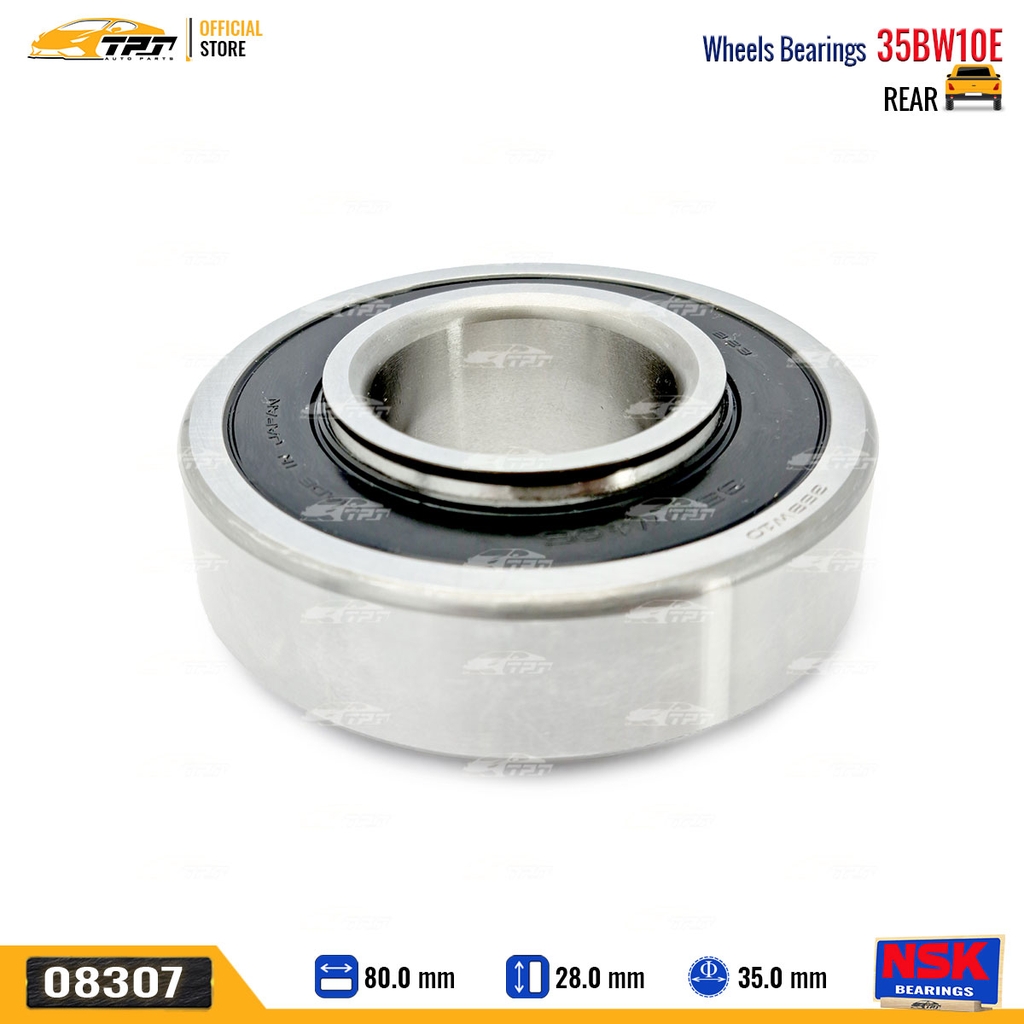 35BW10E - Bạc Đạn Bánh / Bi Bánh SAU Toyota ZACE - INNOVA 06-15 [35x80x28-21] NSK - Japan