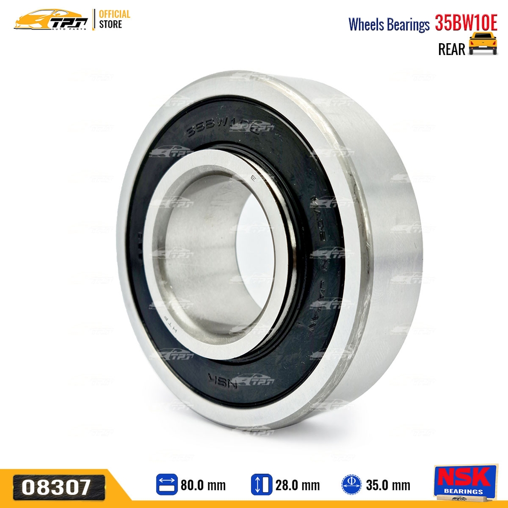 35BW10E - Bạc Đạn Bánh / Bi Bánh SAU Toyota ZACE - INNOVA 06-15 [35x80x28-21] NSK - Japan