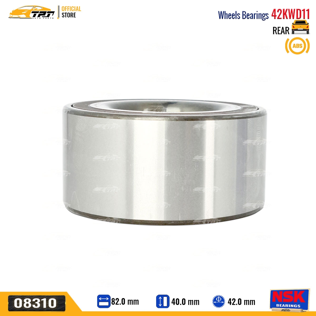 42KWD11 - Bạc Đạn Bánh / Bi Bánh SAU Toyota FORTUNER 16- (Có ABS) HILUX REVO 15- [42x82x40] NSK - Japan
