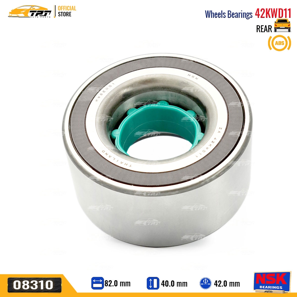 42KWD11 - Bạc Đạn Bánh / Bi Bánh SAU Toyota FORTUNER 16- (Có ABS) HILUX REVO 15- [42x82x40] NSK - Japan
