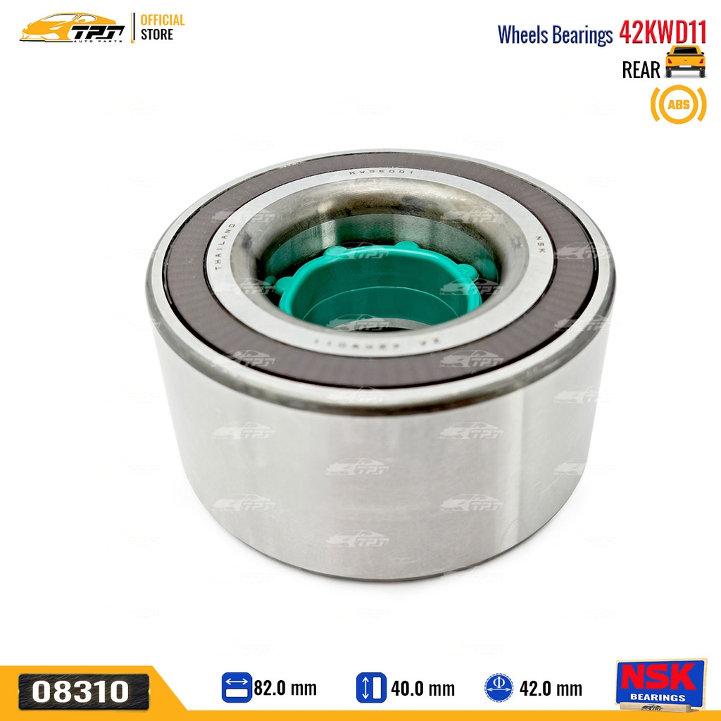 42KWD11 - Bạc Đạn Bánh / Bi Bánh SAU Toyota FORTUNER 16- (Có ABS) HILUX REVO 15- [42x82x40] NSK - Japan
