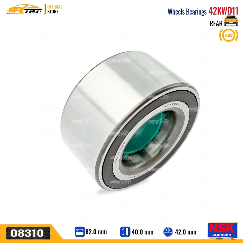 42KWD11 - Bạc Đạn Bánh / Bi Bánh SAU Toyota FORTUNER 16- (Có ABS) HILUX REVO 15- [42x82x40] NSK - Japan