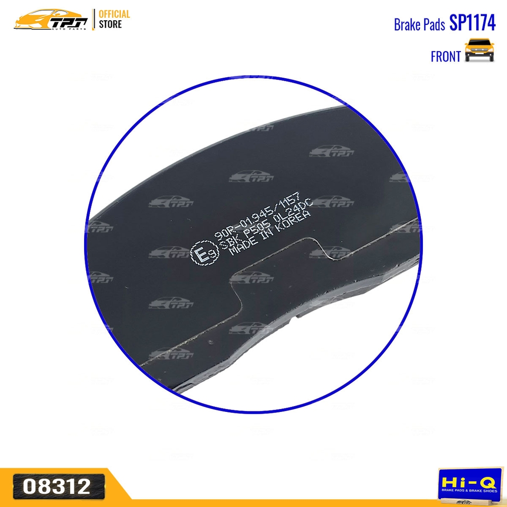 SP1174 Bố Thắng TRƯỚC Hyundai PORTER 2 - Hyundai H1 Hàng HiQ Sangsin - Korea