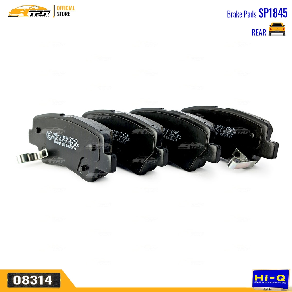 SP1845 Bố Thắng SAU Hyundai TUCSON 2015- Kia RONDO 15- K5 10-13 OPTIMA 10-16 SOUL 08-14 Hi-Q Sangsin Korea