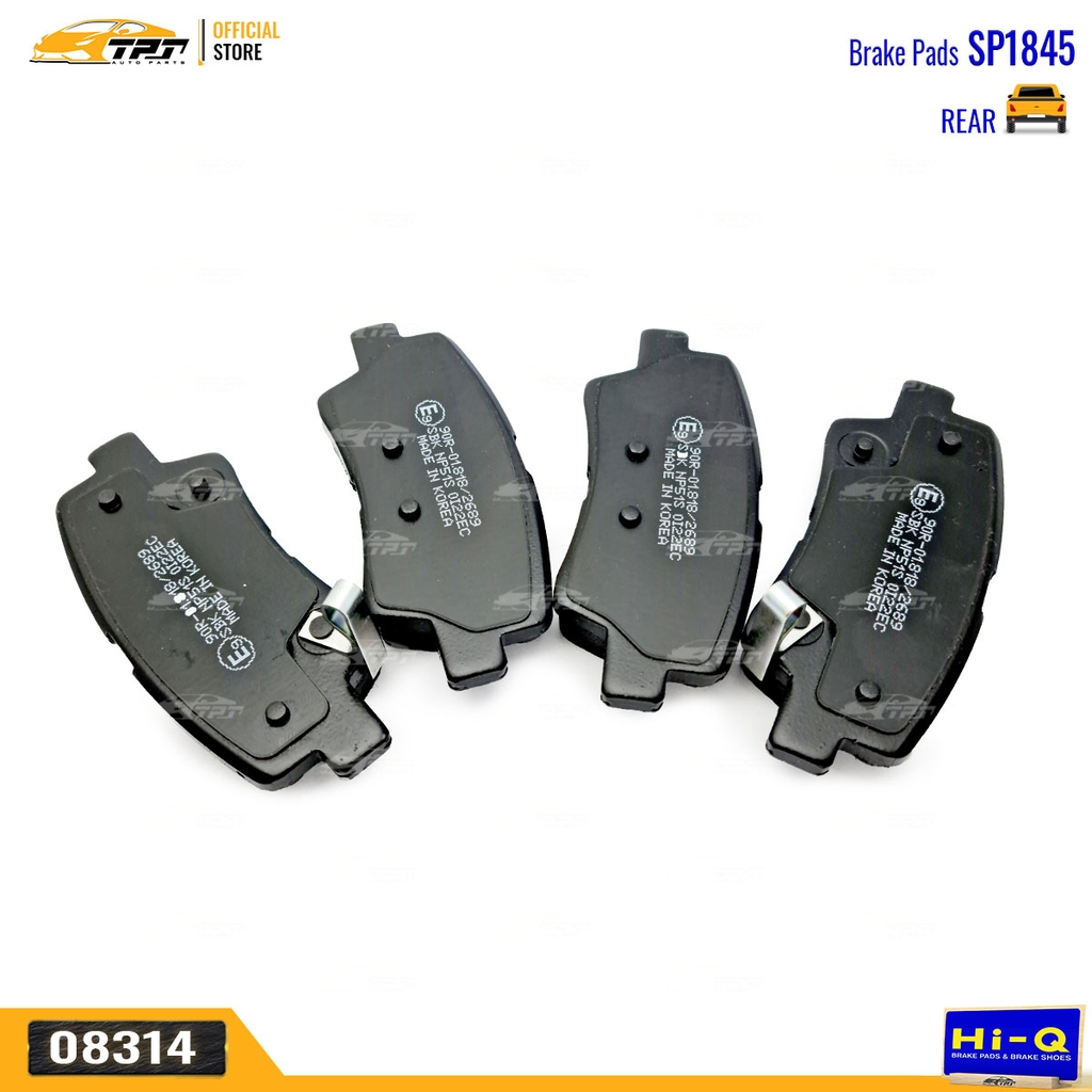 SP1845 Bố Thắng SAU Hyundai TUCSON 2015- Kia RONDO 15- K5 10-13 OPTIMA 10-16 SOUL 08-14 Hi-Q Sangsin Korea