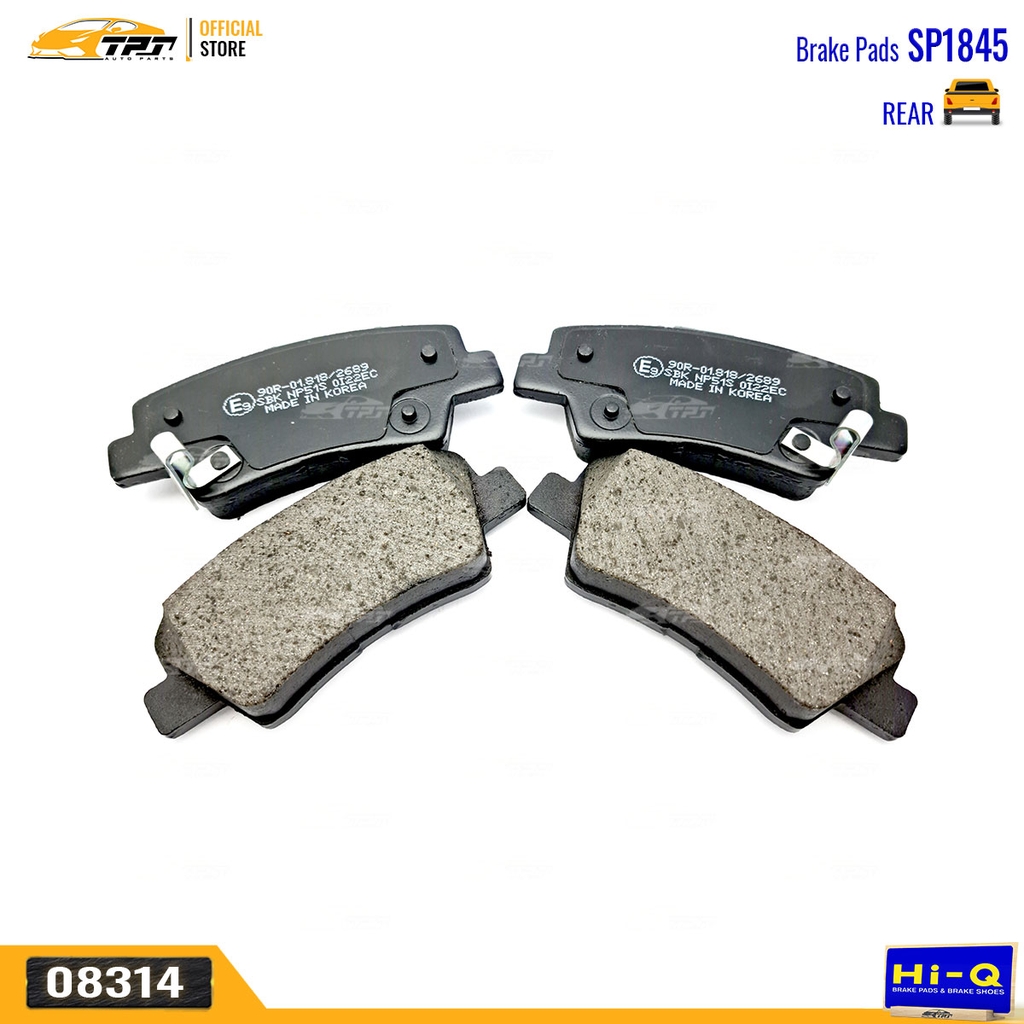 SP1845 Bố Thắng SAU Hyundai TUCSON 2015- Kia RONDO 15- K5 10-13 OPTIMA 10-16 SOUL 08-14 Hi-Q Sangsin Korea