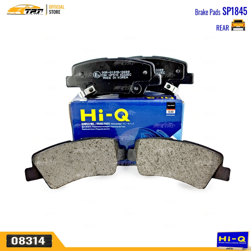 SP1845 Bố Thắng SAU Hyundai TUCSON 2015- Kia RONDO 15- K5 10-13 OPTIMA 10-16 SOUL 08-14 Hi-Q Sangsin Korea