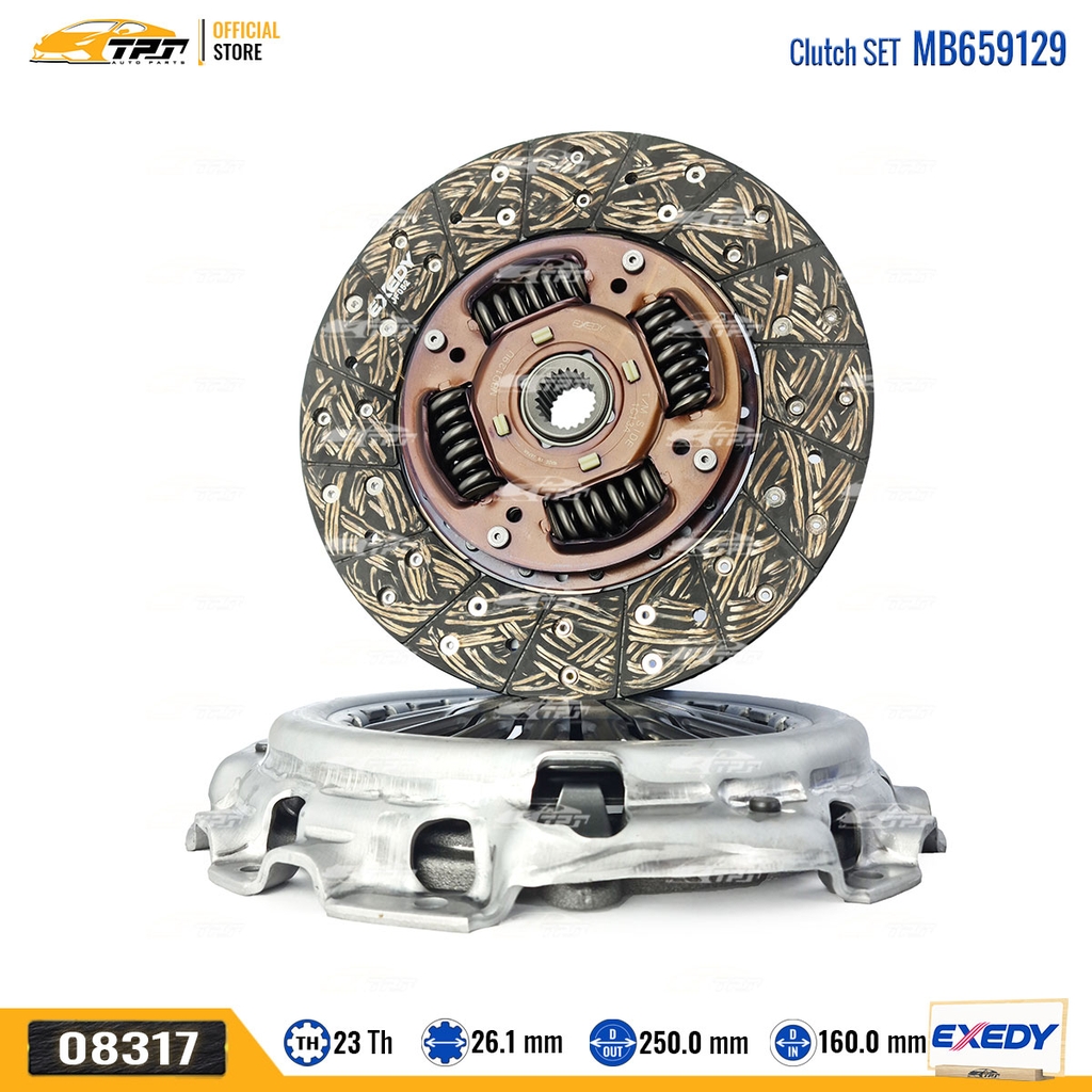 MB659129 - Bộ Ly Hợp Lá Côn - Mâm Ép Mitsubishi TRITON - PAJERO - PAJERO SPORT [23R-250-26.1 250-160] EXEDY - Japan