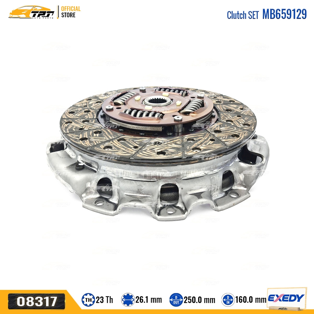 MB659129 - Bộ Ly Hợp Lá Côn - Mâm Ép Mitsubishi TRITON - PAJERO - PAJERO SPORT [23R-250-26.1 250-160] EXEDY - Japan