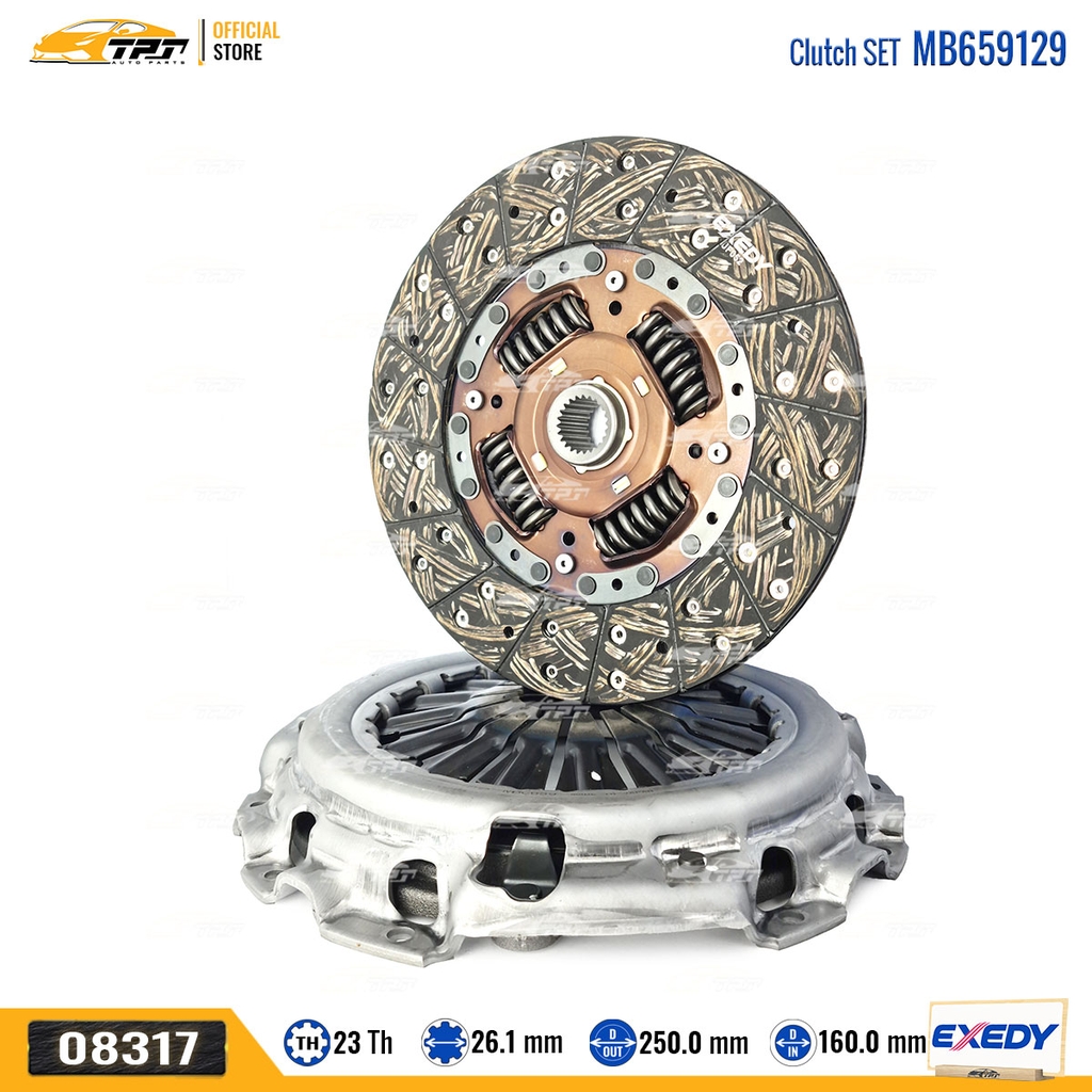 MB659129 - Bộ Ly Hợp Lá Côn - Mâm Ép Mitsubishi TRITON - PAJERO - PAJERO SPORT [23R-250-26.1 250-160] EXEDY - Japan