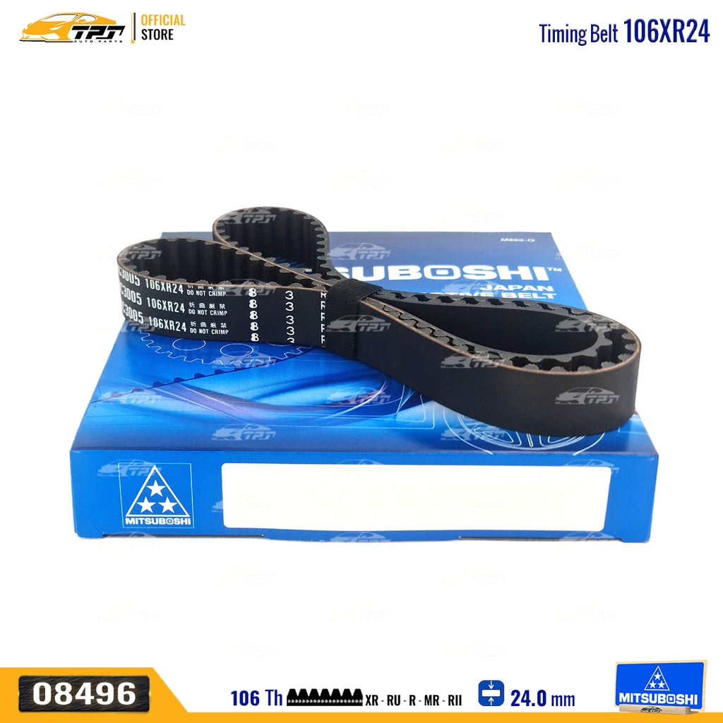 106XR24 Dây Curoa Cam / Dây Đai Răng Honda CIVIC 1.5 92-95 Mitsuboshi - Japan