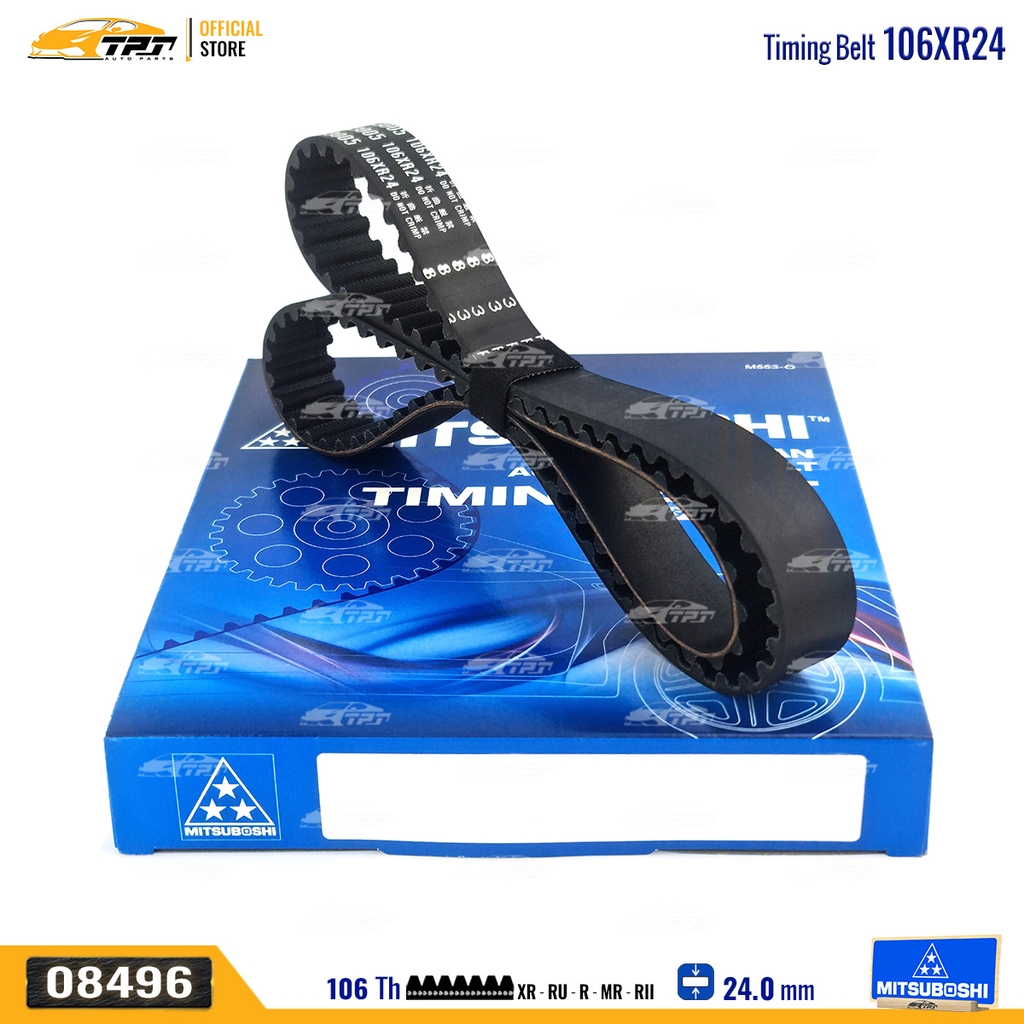 106XR24 Dây Curoa Cam / Dây Đai Răng Honda CIVIC 1.5 92-95 Mitsuboshi - Japan