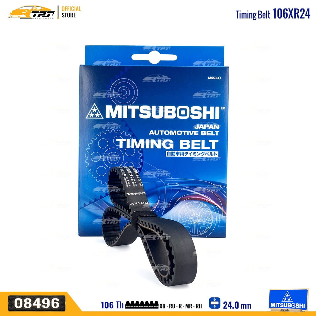 106XR24 Dây Curoa Cam / Dây Đai Răng Honda CIVIC 1.5 92-95 Mitsuboshi - Japan