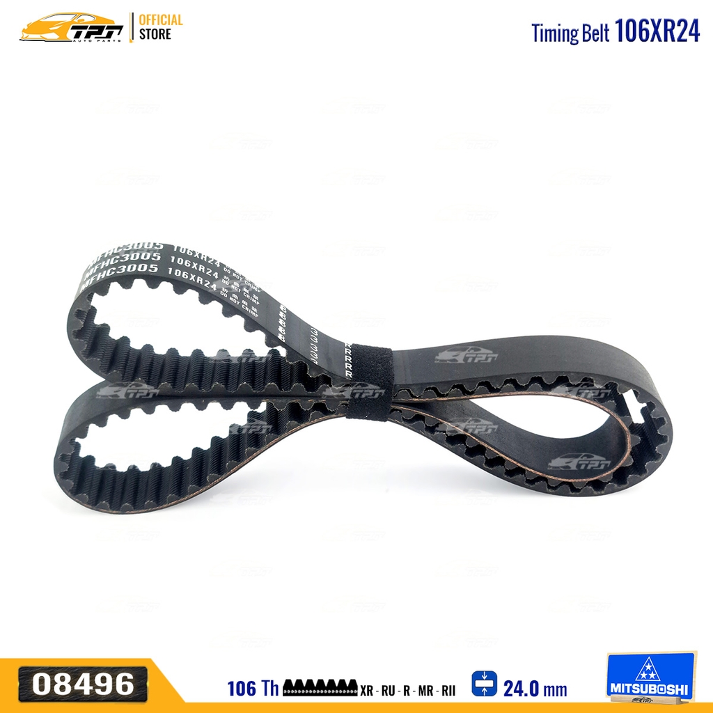 106XR24 Dây Curoa Cam / Dây Đai Răng Honda CIVIC 1.5 92-95 Mitsuboshi - Japan