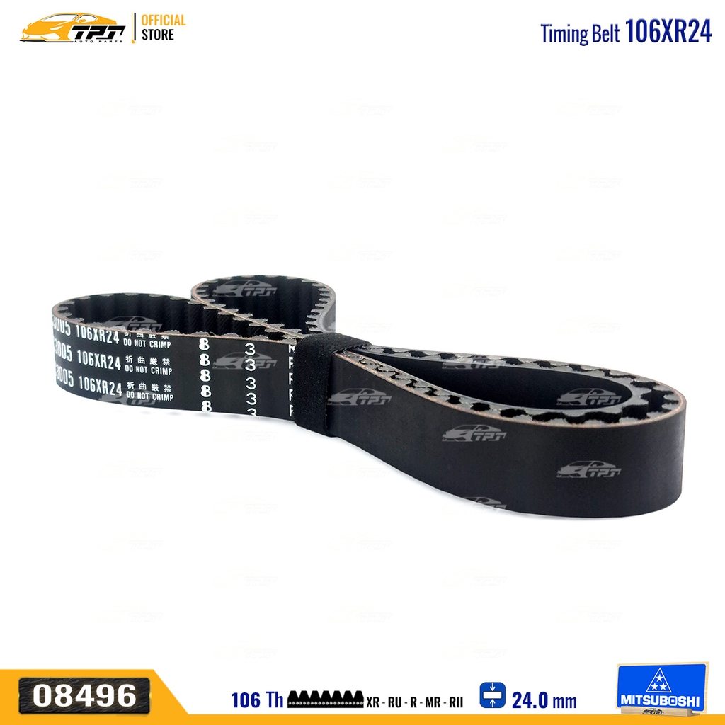 106XR24 Dây Curoa Cam / Dây Đai Răng Honda CIVIC 1.5 92-95 Mitsuboshi - Japan