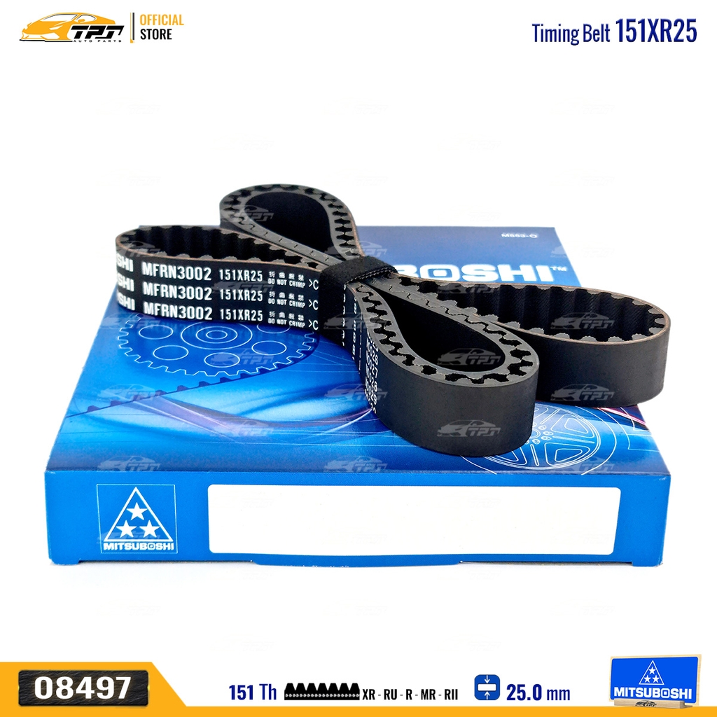 151XR25 Dây Curoa Cam / Dây Đai Răng Dacia SOLENZA 1.9D 03- Mitsuboshi - Japan