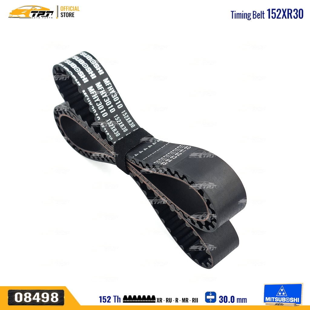 152XR30 Dây Curoa Cam / Dây Đai Răng Hyundai TERRACAN 2.9 Kia BONGO 3 CANIVAL Mitsuboshi - Japan