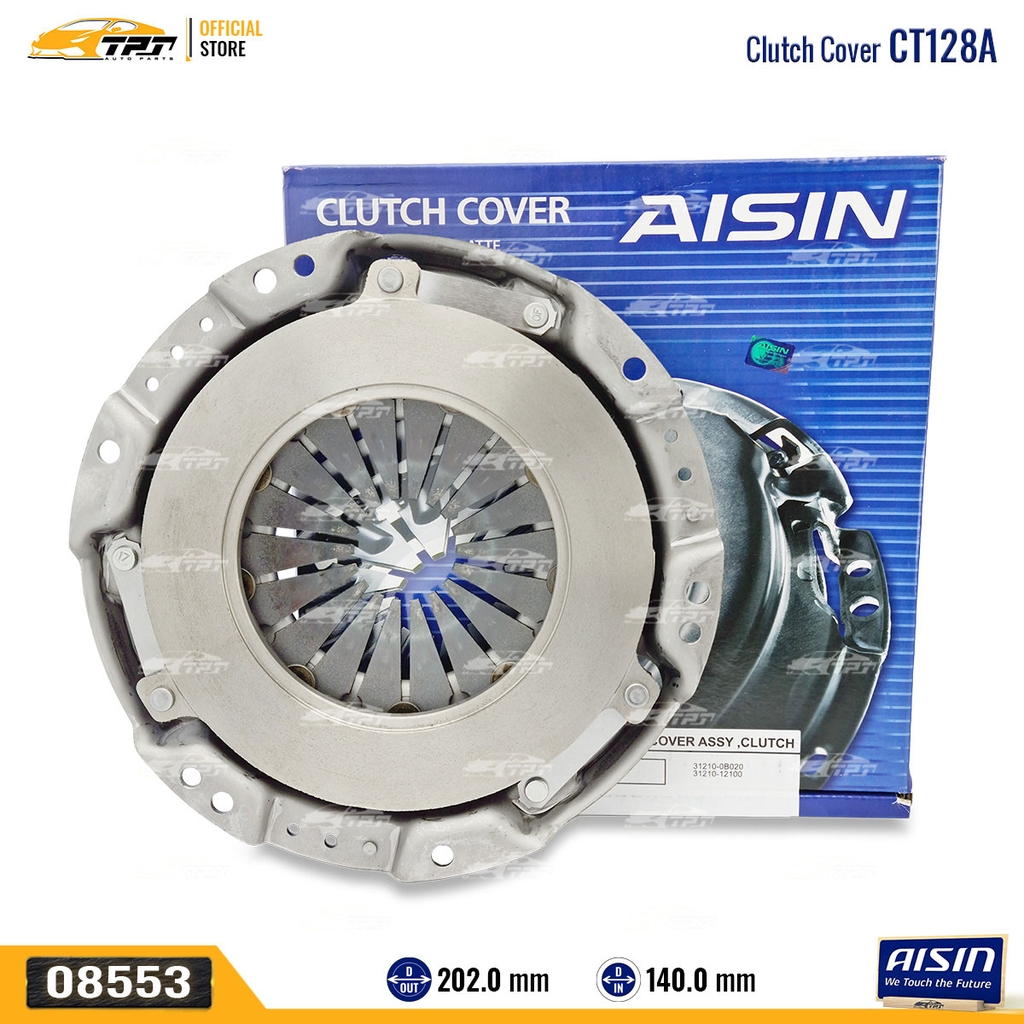 CT128A - Mâm Ép - Bàn Ép Ly Hợp Toyota VIOS 1.3 YARIS 1.3 [202-140] AISIN - Japan