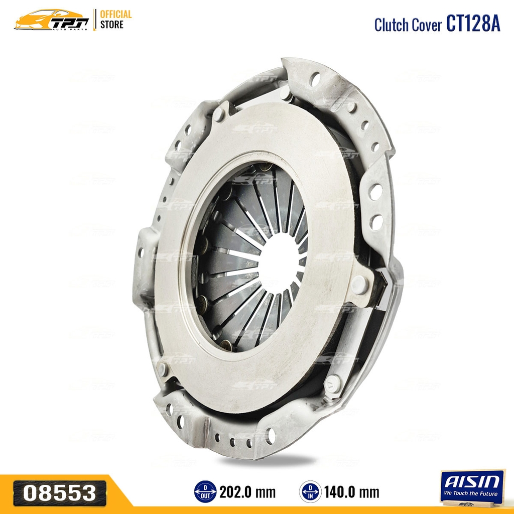 CT128A - Mâm Ép - Bàn Ép Ly Hợp Toyota VIOS 1.3 YARIS 1.3 [202-140] AISIN - Japan