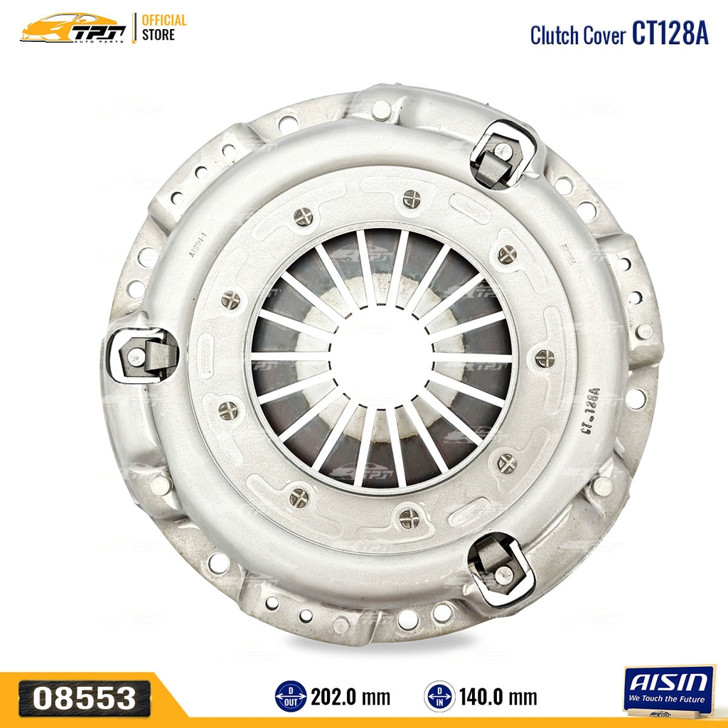 CT128A - Mâm Ép - Bàn Ép Ly Hợp Toyota VIOS 1.3 YARIS 1.3 [202-140] AISIN - Japan