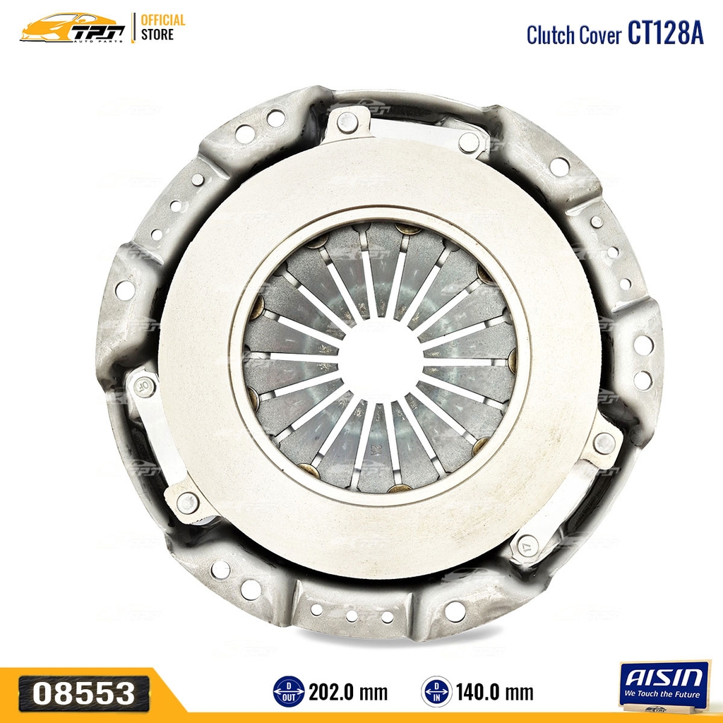 CT128A - Mâm Ép - Bàn Ép Ly Hợp Toyota VIOS 1.3 YARIS 1.3 [202-140] AISIN - Japan