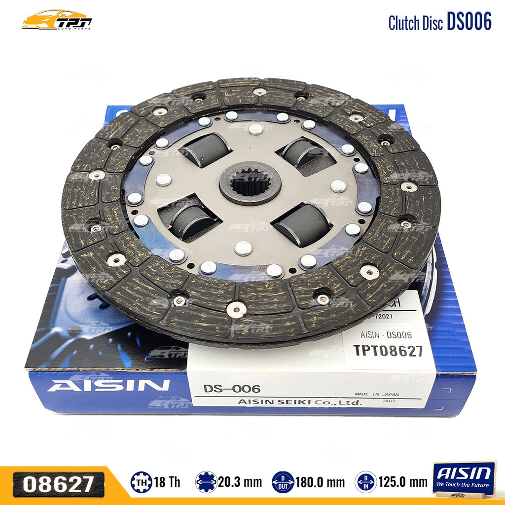 DS006 - Lá Côn Suzuki Carry 550KG (Loại Cao Su) [18R-180-20.3] AISIN - Japan