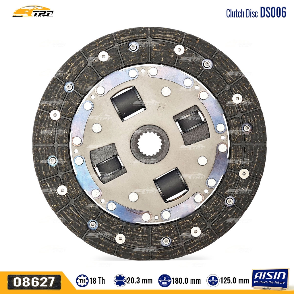 DS006 - Lá Côn Suzuki Carry 550KG (Loại Cao Su) [18R-180-20.3] AISIN - Japan