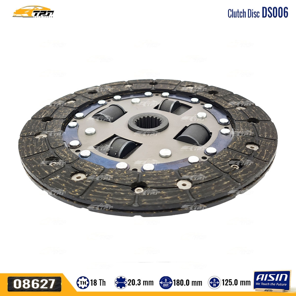 DS006 - Lá Côn Suzuki Carry 550KG (Loại Cao Su) [18R-180-20.3] AISIN - Japan