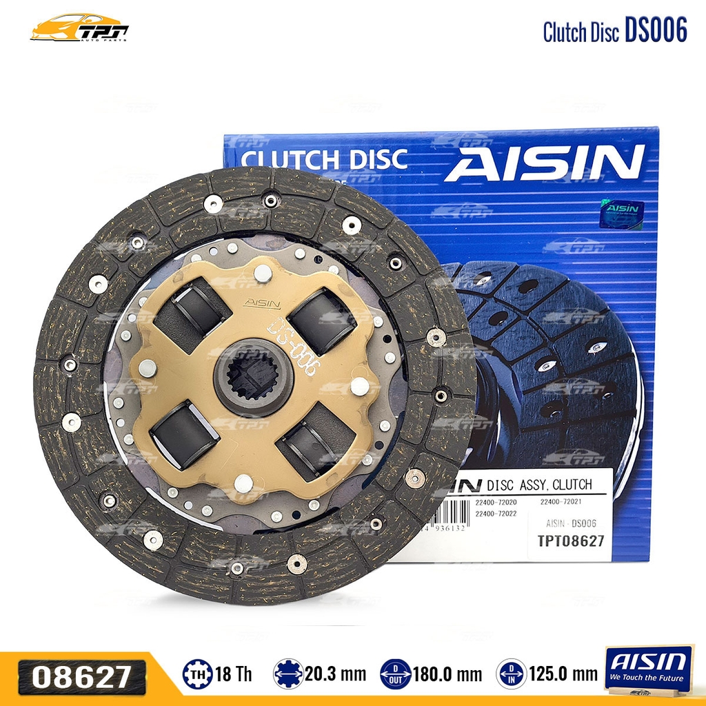 DS006 - Lá Côn Suzuki Carry 550KG (Loại Cao Su) [18R-180-20.3] AISIN - Japan