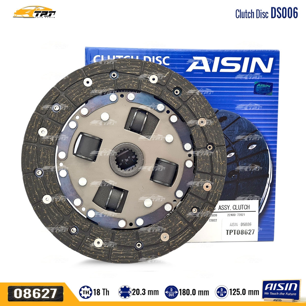 DS006 - Lá Côn Suzuki Carry 550KG (Loại Cao Su) [18R-180-20.3] AISIN - Japan