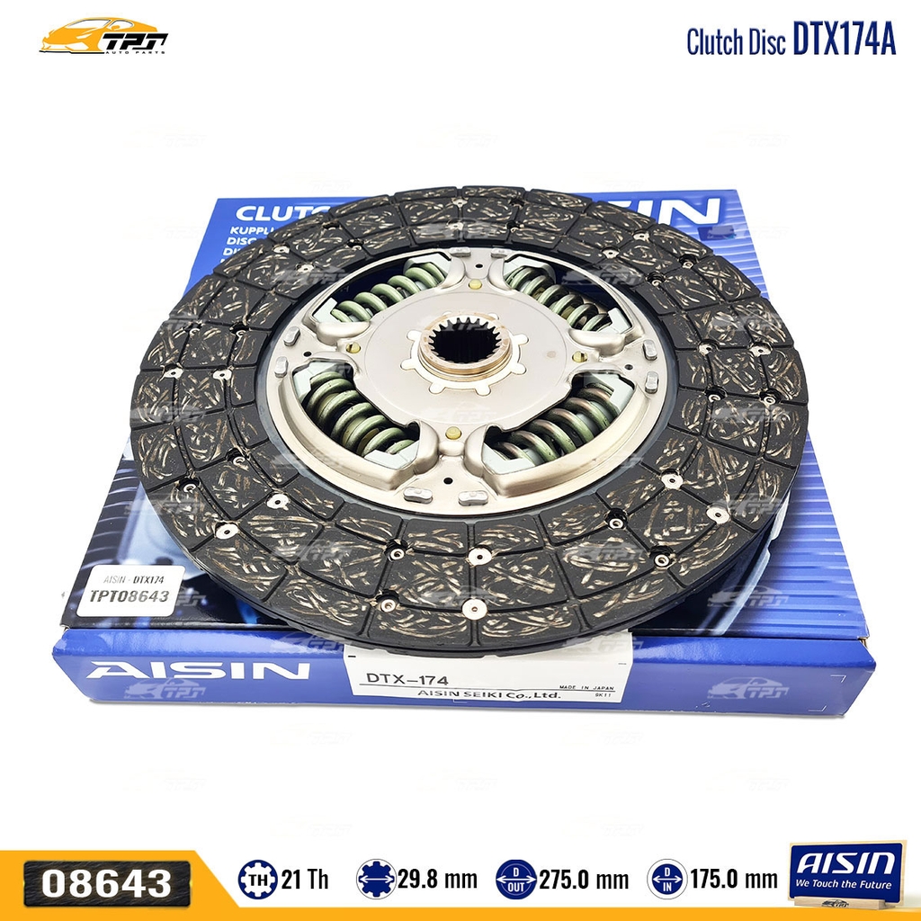 DTX174 | Lá Côn Toyota FORTUNER 3.0 (DIESEL) HILUX 4X4 2.5 3.0 (DIESEL) [21R-275-29.8] AISIN - Japan