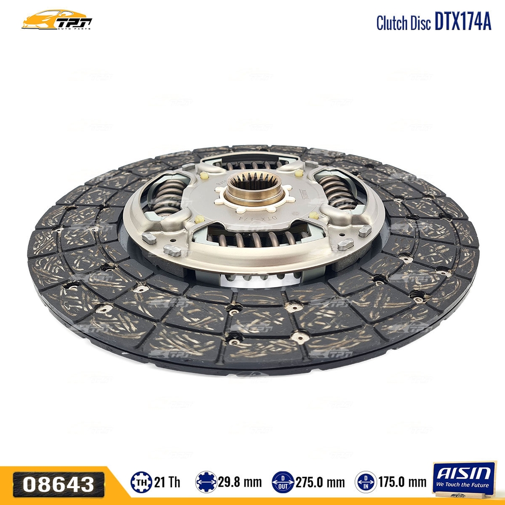 DTX174 | Lá Côn Toyota FORTUNER 3.0 (DIESEL) HILUX 4X4 2.5 3.0 (DIESEL) [21R-275-29.8] AISIN - Japan