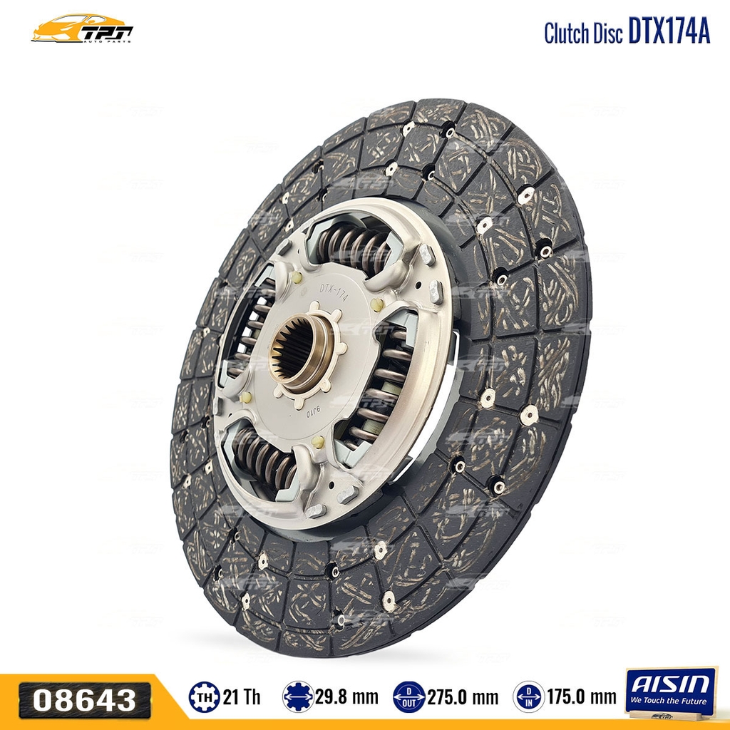 DTX174 | Lá Côn Toyota FORTUNER 3.0 (DIESEL) HILUX 4X4 2.5 3.0 (DIESEL) [21R-275-29.8] AISIN - Japan