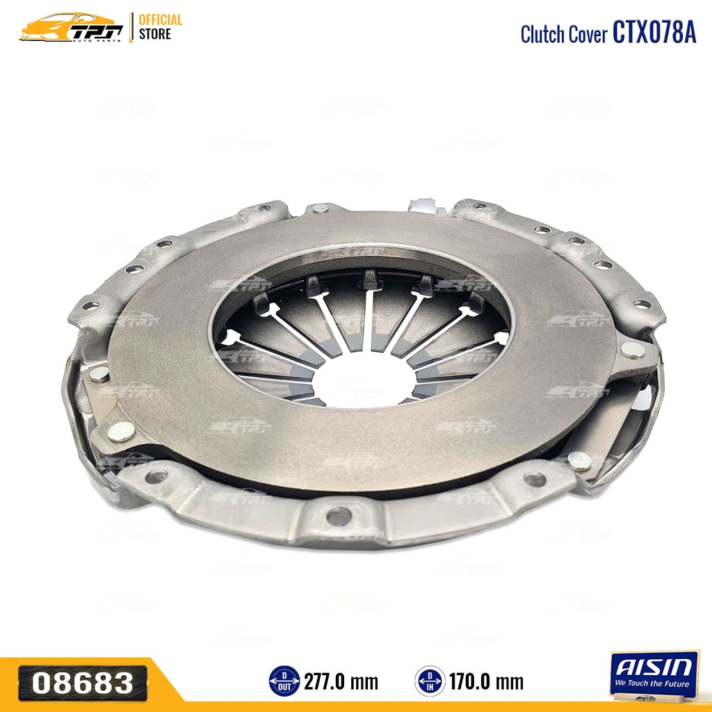 CTX078 - Mâm Ép - Bàn Ép Ly Hợp Toyota LAND CRUISER 4.2 [278-168] AISIN - Japan