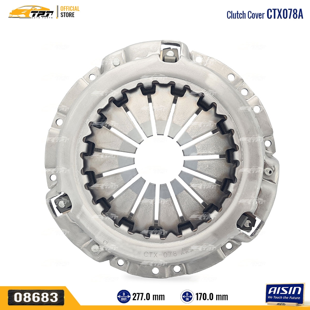 CTX078 - Mâm Ép - Bàn Ép Ly Hợp Toyota LAND CRUISER 4.2 [278-168] AISIN - Japan
