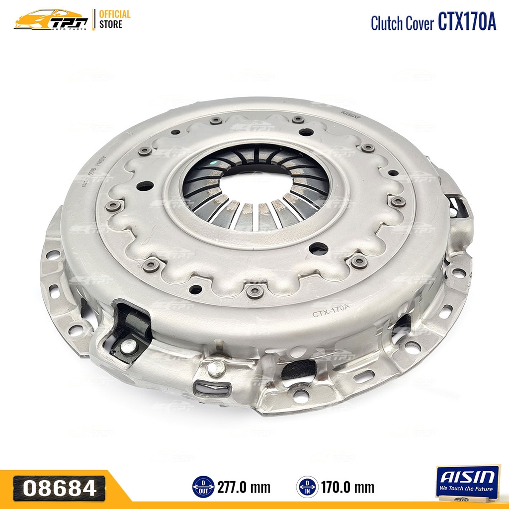 CTX170A Mâm Ép - Bàn Ép Ly Hợp Toyota FORTUNER - HILUX 2.4 15- (2GD) [277-170] AISIN - Japan