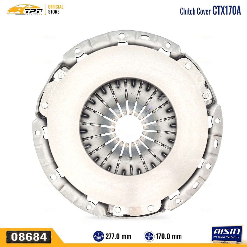 CTX170A Mâm Ép - Bàn Ép Ly Hợp Toyota FORTUNER - HILUX 2.4 15- (2GD) [277-170] AISIN - Japan