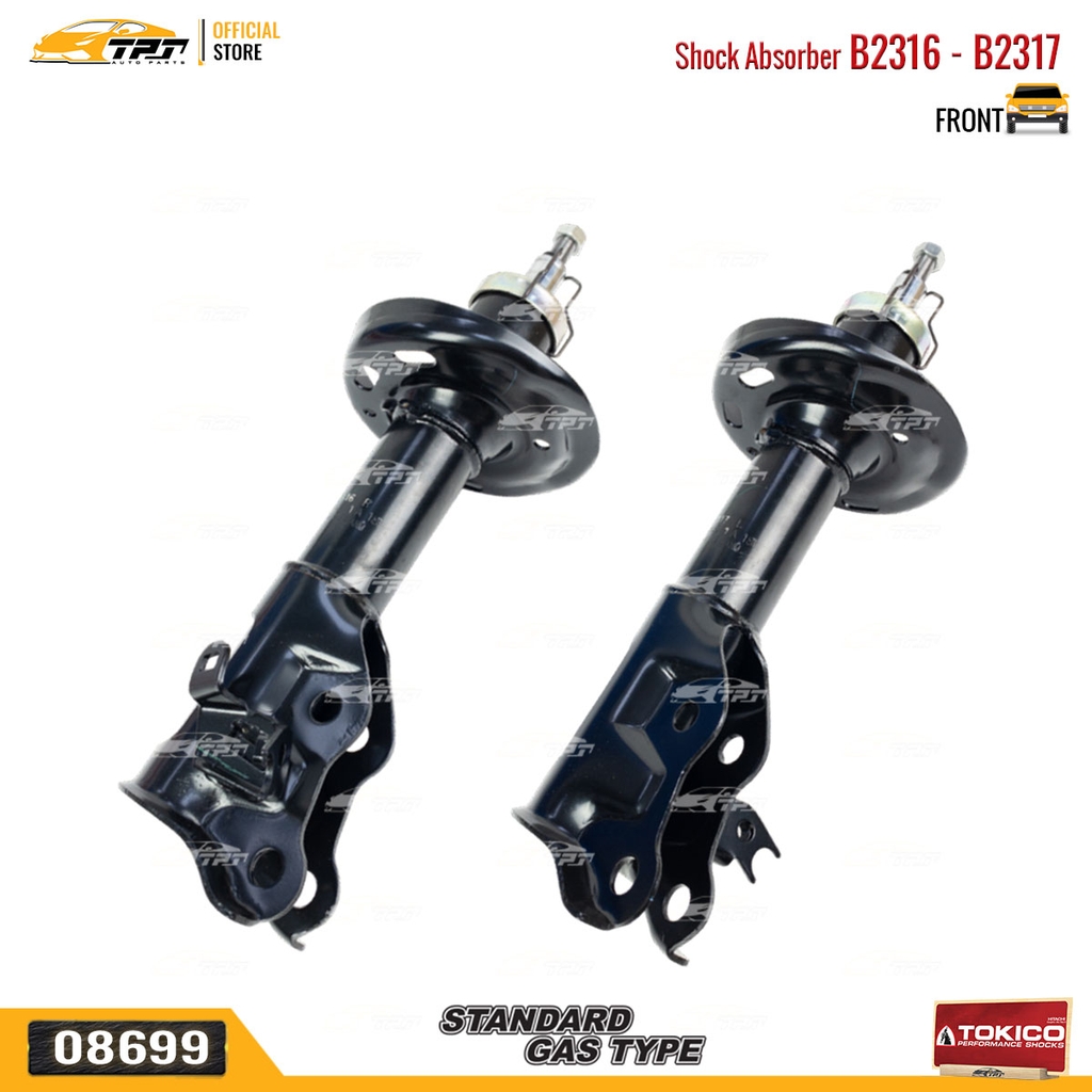 B2316 - B2317 Hơi Phuộc Nhún - Giảm Xóc TRƯỚC Honda CIVIC 1.8 2.0 06-12 TOKICO - Japan