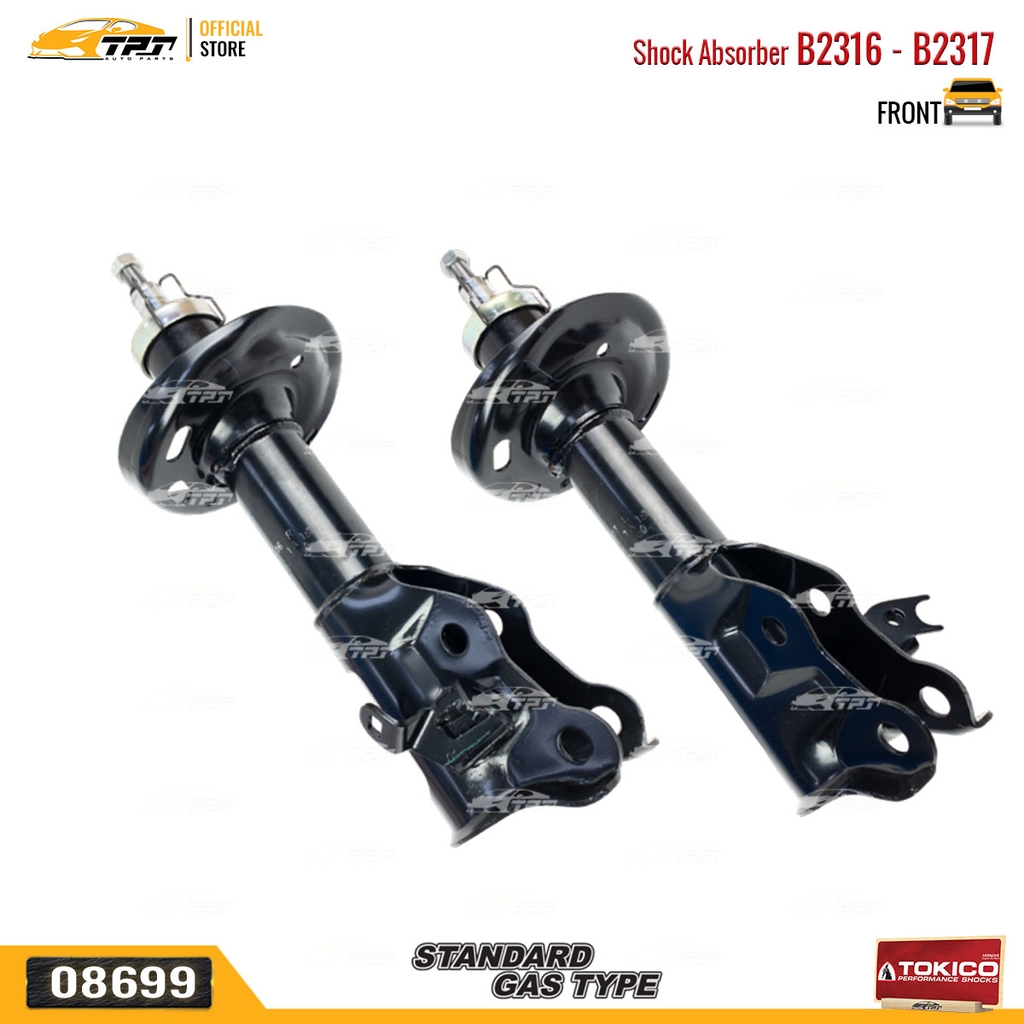 B2316 - B2317 Hơi Phuộc Nhún - Giảm Xóc TRƯỚC Honda CIVIC 1.8 2.0 06-12 TOKICO - Japan