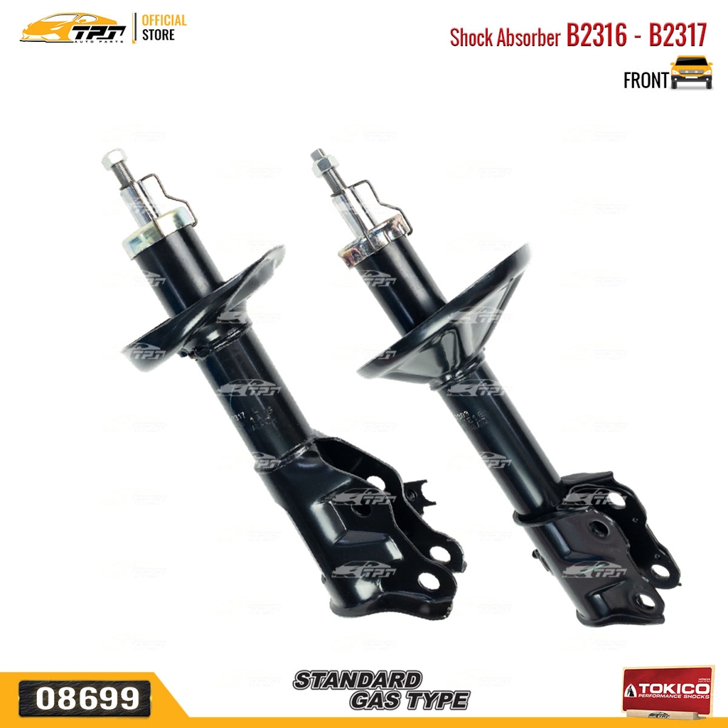 B2316 - B2317 Hơi Phuộc Nhún - Giảm Xóc TRƯỚC Honda CIVIC 1.8 2.0 06-12 TOKICO - Japan