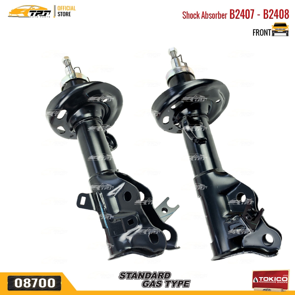 B2407 - B2408 Hơi Phuộc Nhún - Giảm Xóc TRƯỚC Honda CIVIC 1.8 2.0 12-16 TOKICO - Japan