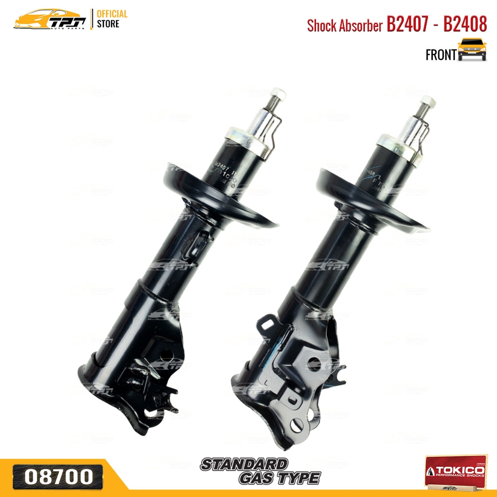 B2407 - B2408 Hơi Phuộc Nhún - Giảm Xóc TRƯỚC Honda CIVIC 1.8 2.0 12-16 TOKICO - Japan