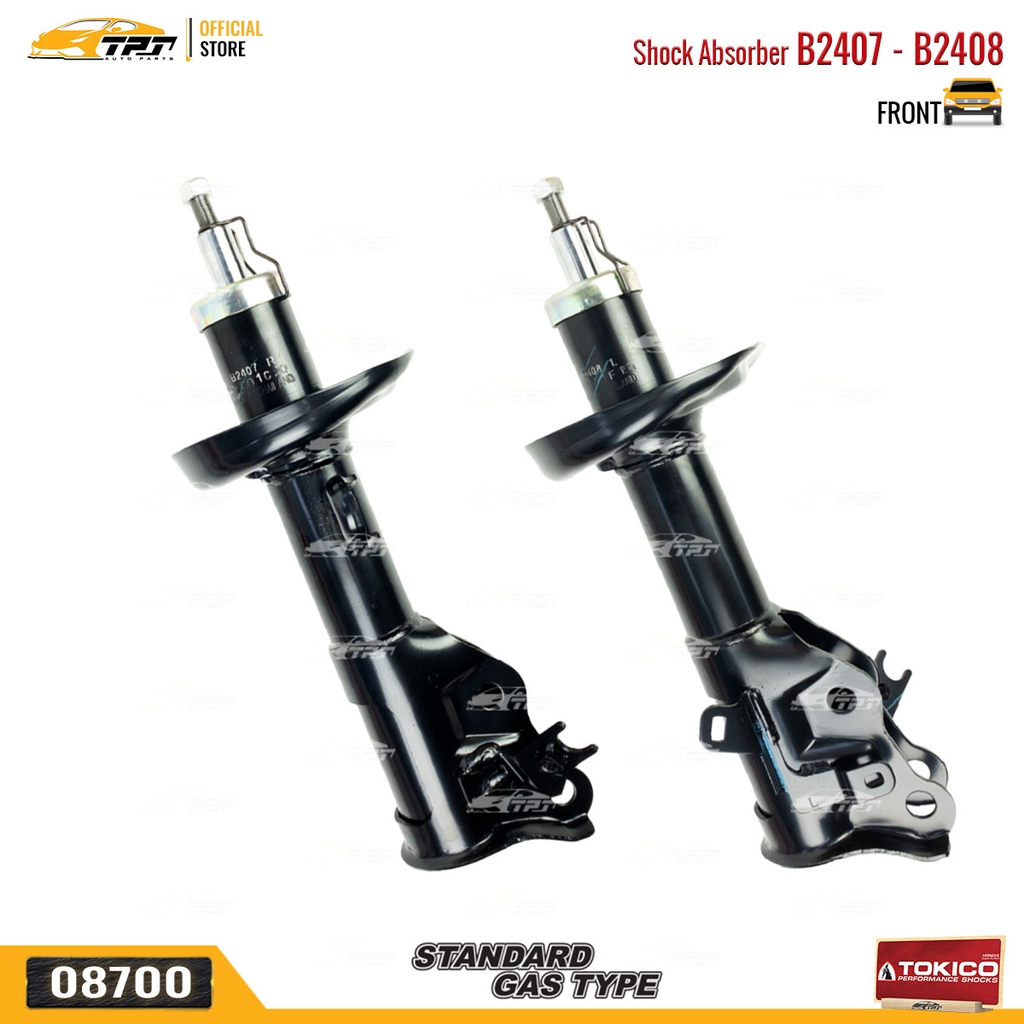 B2407 - B2408 Hơi Phuộc Nhún - Giảm Xóc TRƯỚC Honda CIVIC 1.8 2.0 12-16 TOKICO - Japan