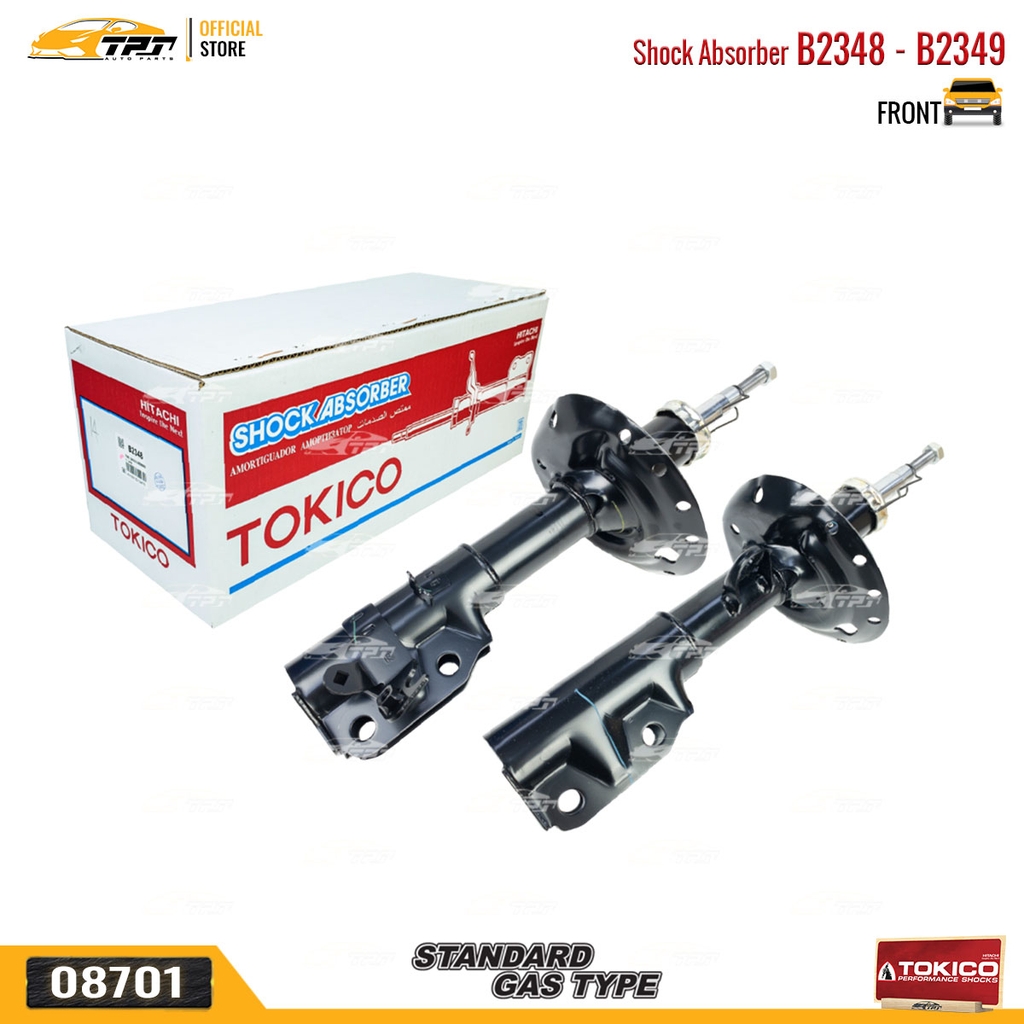 B2348 - B2349 Hơi Phuộc Nhún - Giảm Xóc TRƯỚC Honda CITY 1.5 13-14 TOKICO - Japan