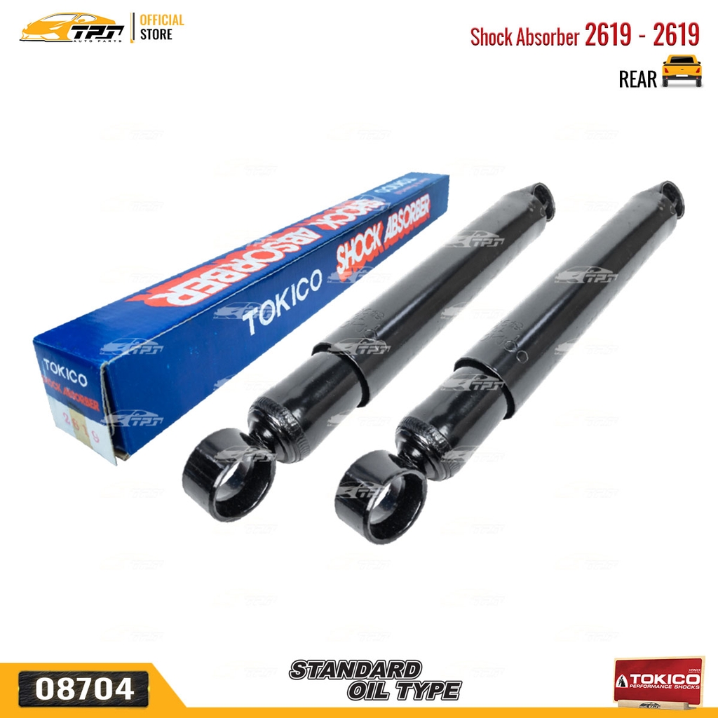 2619 - 2619 Dầu Phuộc Nhún - Giảm Xóc SAU Isuzu HILANDER VN 2.5 03-09 TOKICO - Japan